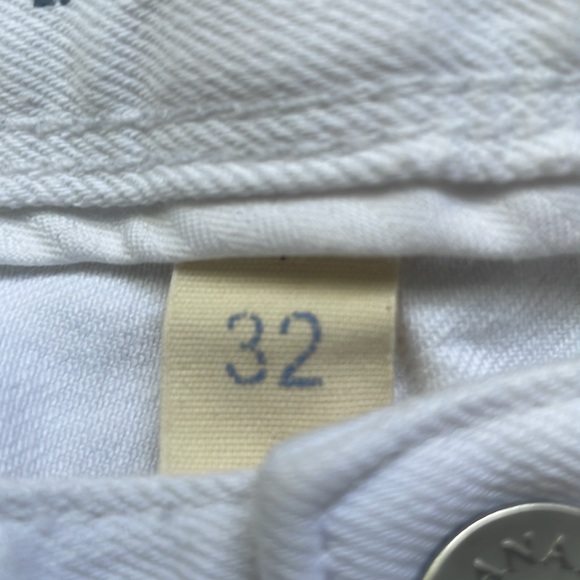 Banana Republic white denim ankle jeans 32 - Picture 2 of 4